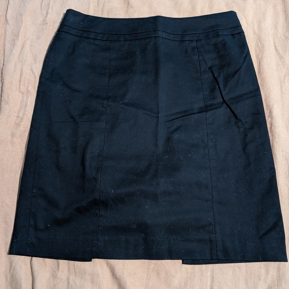Loft Structured Black Skirt Size 14